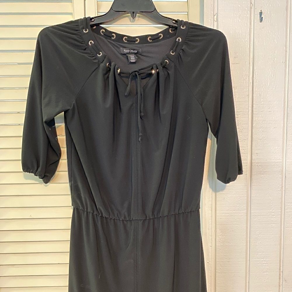 White House Black Market dress with elastic waist
